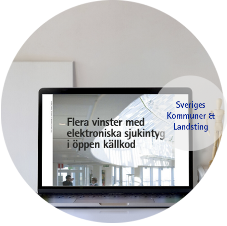 Click to show details - Kundcase eHälsa 5 rund Kundcase Sveriges Kommuner & Landsting