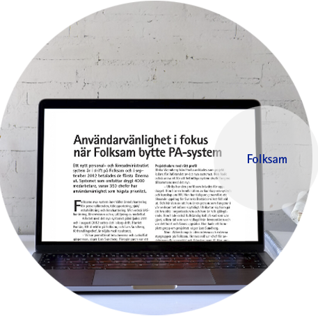 Click to show details Kundcase Folksam PA system